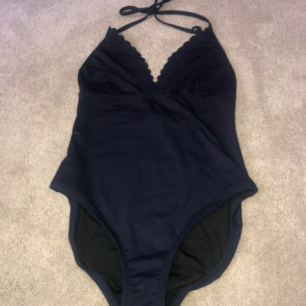 J.‎ Crew One Piece Swimsuit Women’s Size 4 Navy Blue